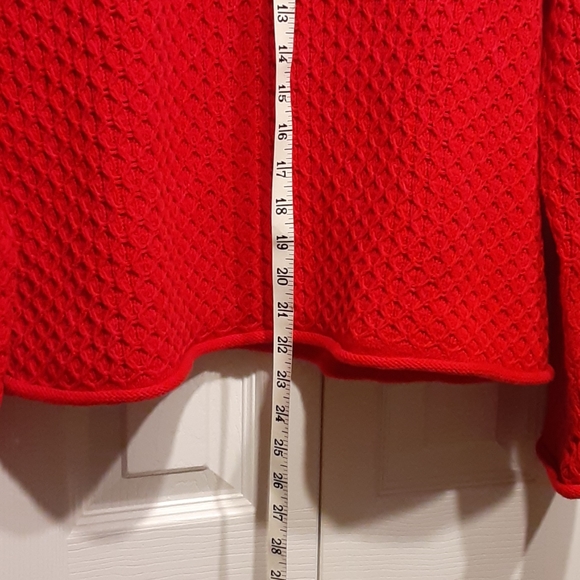 Liz Claiborne Red sweater - Picture 3 of 5